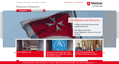 Desktop Screenshot of malteser-schwerte.de