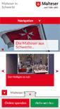 Mobile Screenshot of malteser-schwerte.de